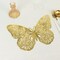 10 Gold 12" Metallic 3D Butterfly Wall Decals DIY Stickers Party Decorations